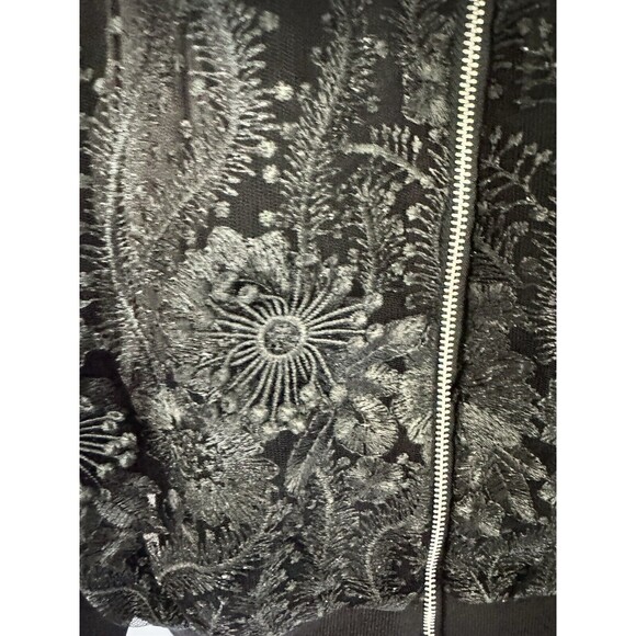 Endless Rose NWT Black Lace Mesh Zip Up Light Weight Jacket Multiple Sizes Small - Picture 2 of 7